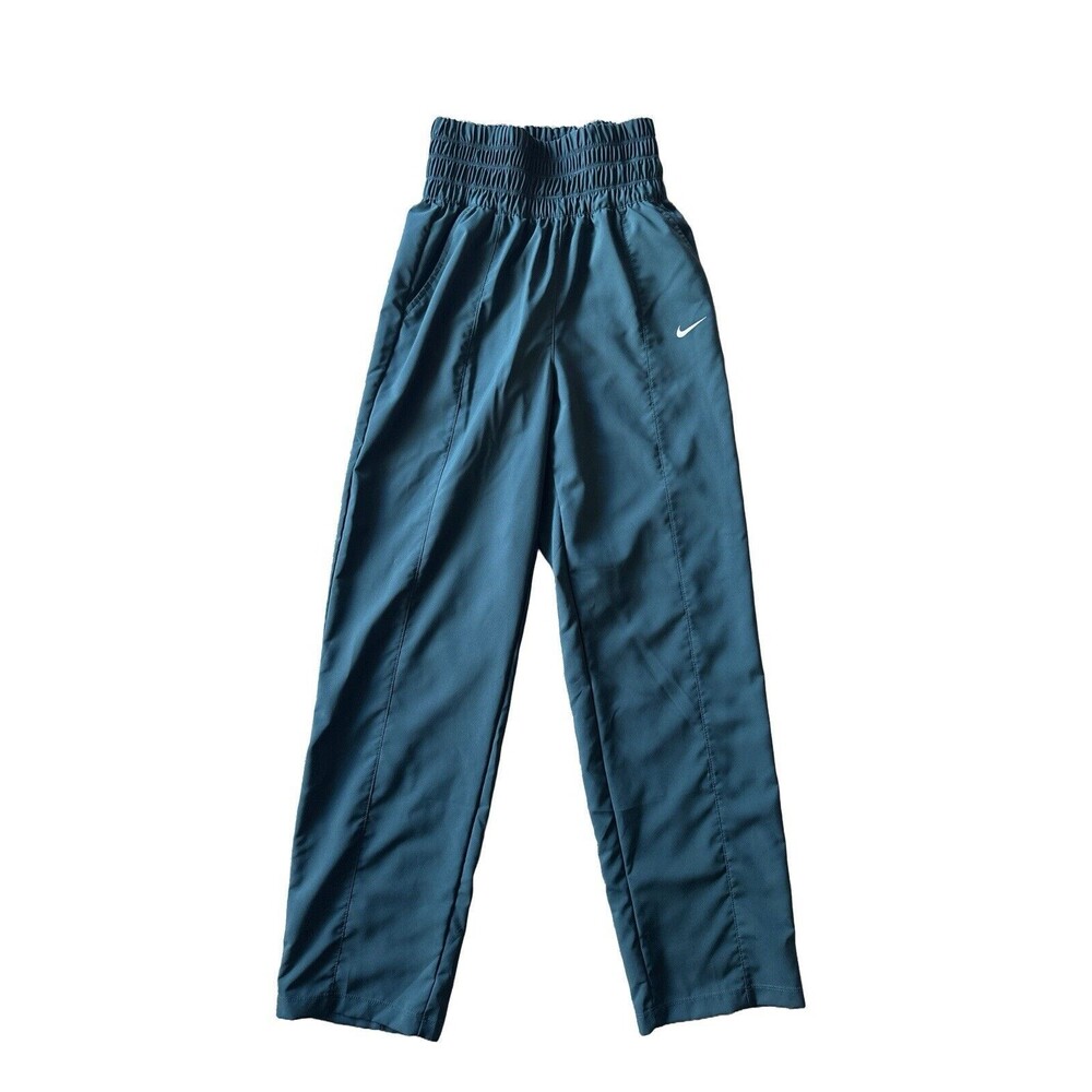 NWT Nike Dri-FIT One Women's XS Ultra High Waisted Pants FB5018-328 Jungle Green